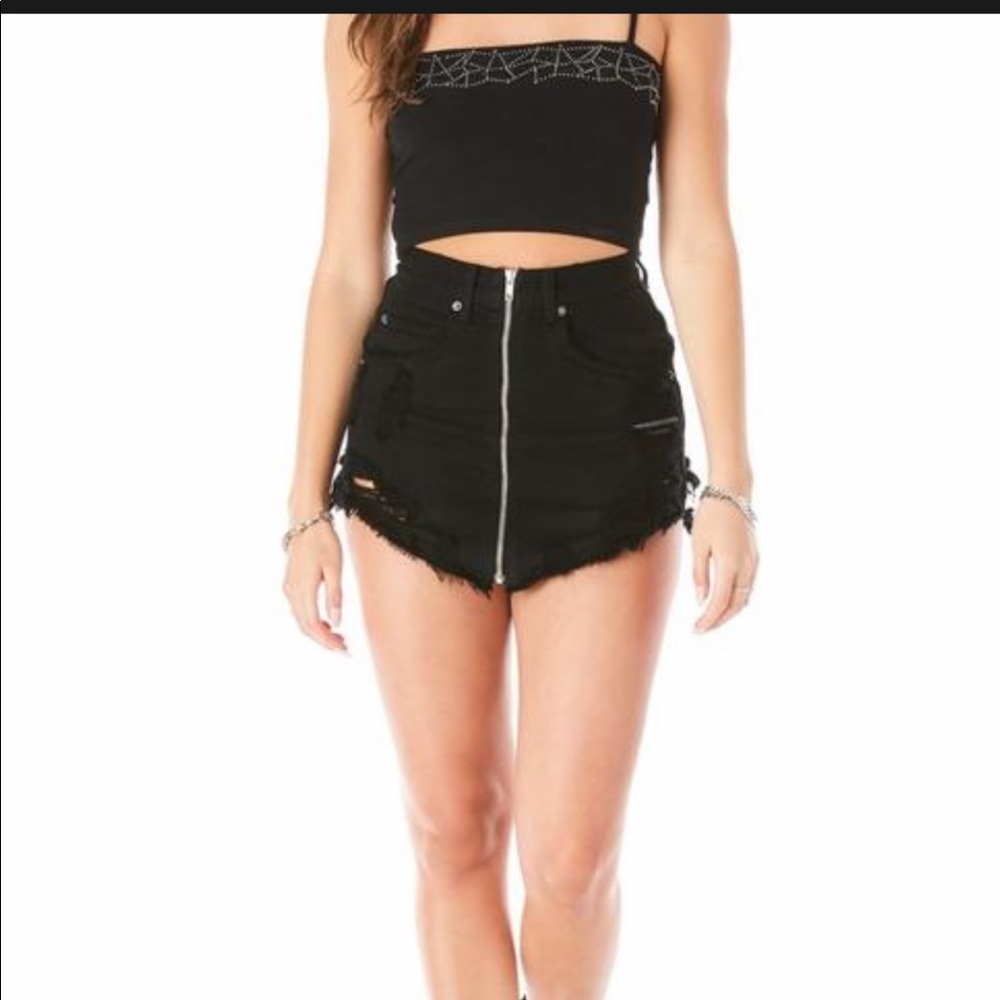 BEATRICE ZIP FRONT SKIRT